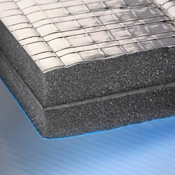 4 layer Quiet Barrier™ Specialty Composite made with reinforced polyester and acoustic foam