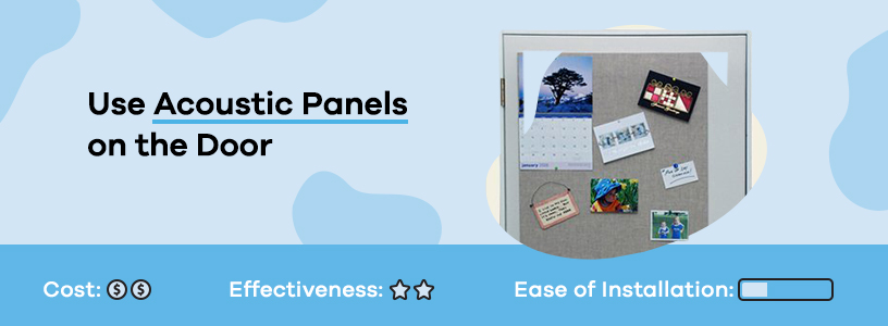 Use Acoustic Door Panels