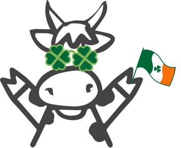 st. patrick's day cow