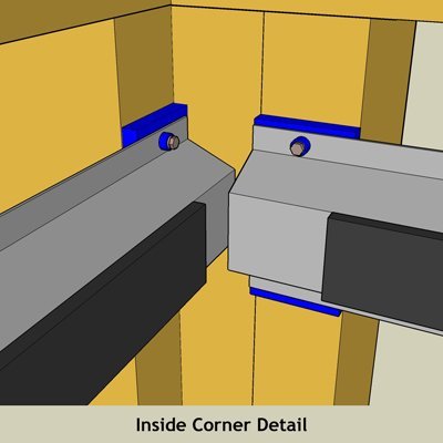 Isotrax Soundproofing Inside Corner
